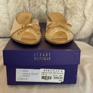 7.5N, 7.5AA Stuart Weitzman Almond Butter Women's Shoes